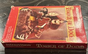 TOWER OF DOOM Mattel Intellivision RARE Game: COMPLETE w/ Manual Insert Cart Box
