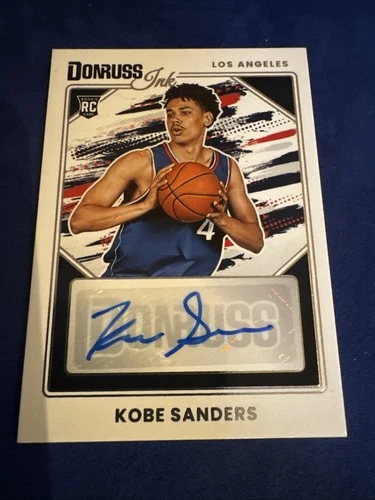 2025 Donruss Optic Donruss Ink Kobe Sanders