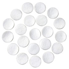 White Adhesive Felt Circles: Variety of Sizes:   ,   , 1" 48 Count 1",