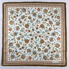 Vintage Yves Saint Laurent Handkerchief Pocket Square Bandana Neckerchief