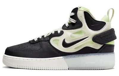 Nike Air Force 1 React Mid Black Sail Ghost Green - DQ1872-100 Size