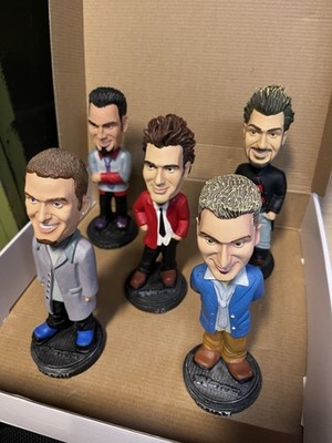 Nsync Bobble heads 2001 Collectible Best Buy ENTIRE GROUP Full Set N*Sync