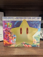 The Super Mario Movie Bros. Movie Exclusive Limited Edition Star Tin DVD NEW