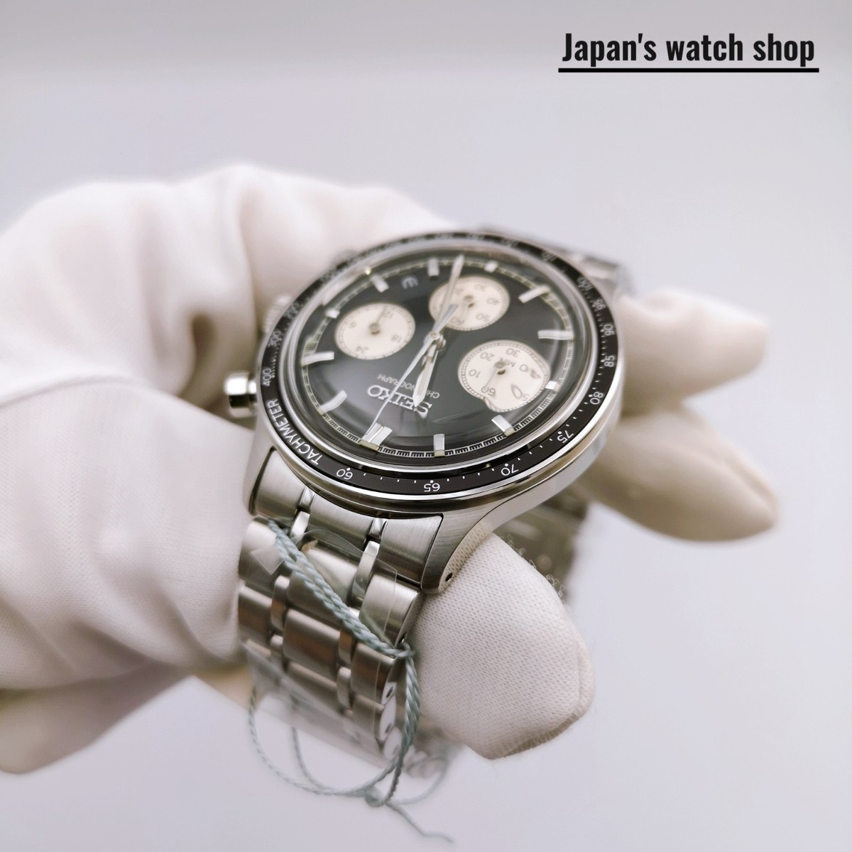 SEIKO SEIKO SELECTION S SBTR055 Black Chronograph Quartz Men's