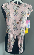 NEW Mummy Minnie Mouse Halloween 2pc Pajama Set 3T Pink Snug Fit