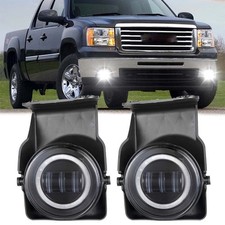 Led Fog Lights Kit With Drl For Gmc Sierra 03-06 Bumper Driving Fog Lamps Led Fog Lights Kit With Drl For Gmc Sierra 03-06 Bumper Driving Fog Lamps