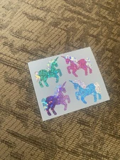 Hambly Prismatic Unicorns Sticker Module 2x1.76 Inches