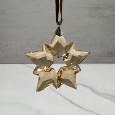 Swarovski | SCS Gold Little Star Ornament 