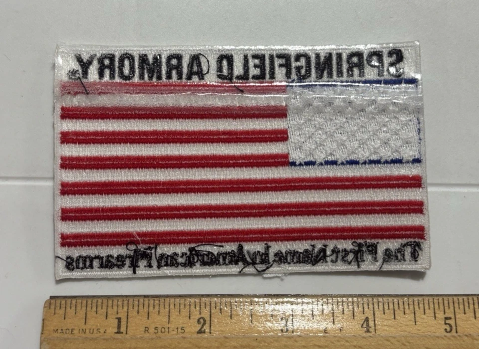 Springfield Armory The First Name in American Firearms Company Iron-on Patch - Image 3 of 3