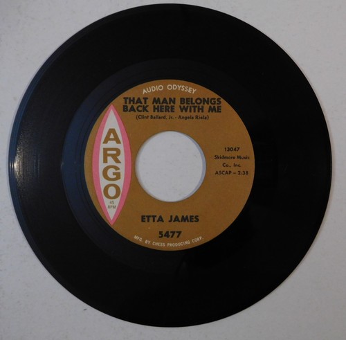 ETTA JAMES Breaking Point ARGO 45 nice! soul r&b - Picture 3 of 4