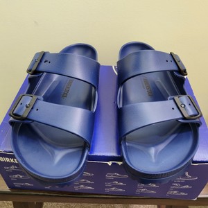 mens navy blue birkenstocks