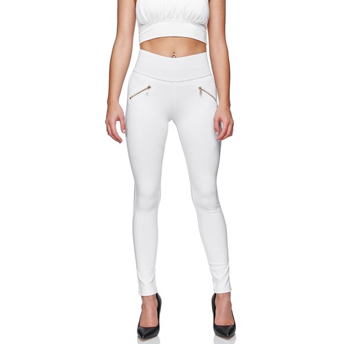Pantalones elásticos elásticos de mujer Gloop Jegging cintura alta - Imagen 4 de 4