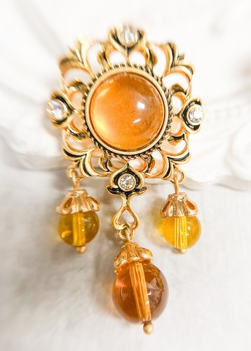 Topaz Gemstone Earrings, Topaz Drop Earrings, Imperial Topaz Dangling Earrings - Picture 4 of 9