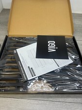 Vigo 16-1/2" L x 27" W Silicone Basin Rack VGSG2616MB