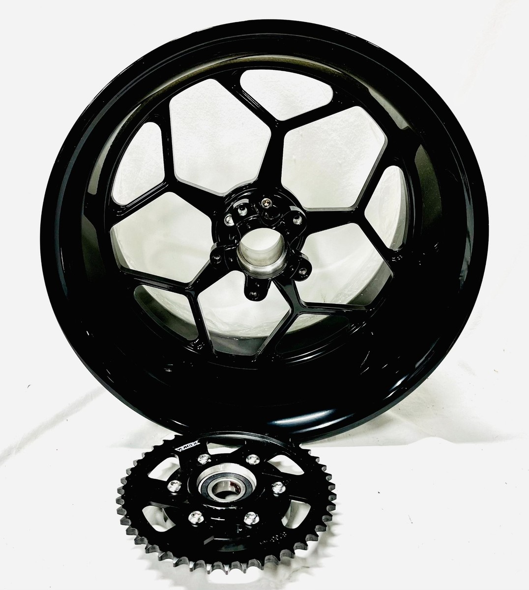 KAWASAKI 240 FAT TIRE BLACK REPLICA WHEEL PACKAGE 2012-2020
