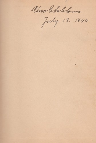 RESESKILDRING BY UNO EKBLOM, SIGNED, FIRST ATLANTIC CROSSING IN MOTOR BOAT - Picture 2 of 3