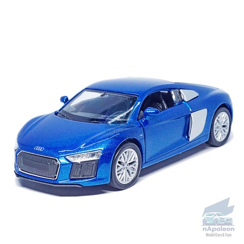 1:38 Audi R8 V10 Coupe 2016 Model Car Diecast Toy Vehicle Collection Gift Blue - Imagen 6 de 12
