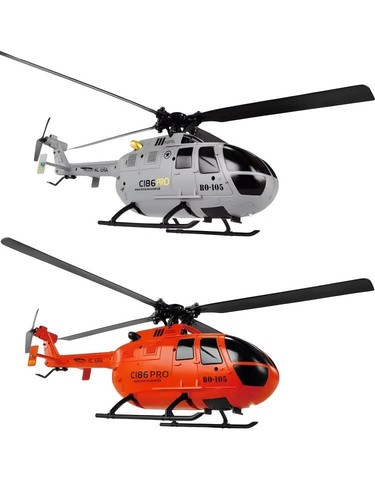 RC ERA BO-105 RC Helicopter 1:48 4CH 6-axis Gyro One Key Take off RFT Aircraft - Picture 6 of 26