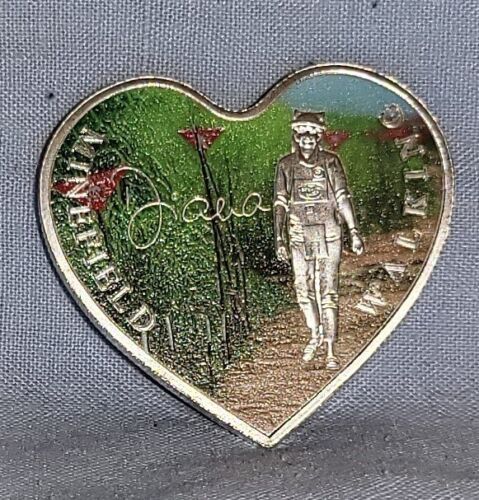Princess Diana Silver Coin Love Heart Mine Field Autograph Old Royal Family Kate - Foto 12 di 20