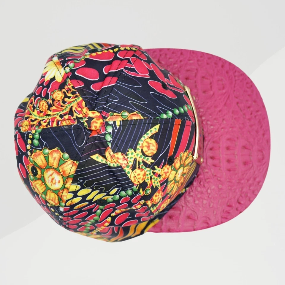 Gorra deportiva Cocor Los Angeles gorra ajustable gancho y bucle cocodrilo/floral Foto 4 de 4