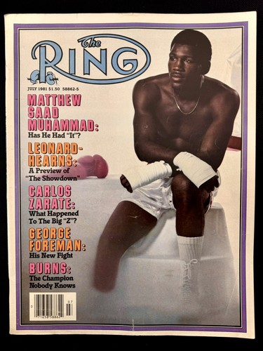 Revista de Boxeo The Ring Julio 1981 MATTHEW SAAD MUHAMMAD, Geo Foreman, Hearns - Imagen 1 de 2
