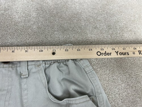 Lee Shorts Womens 8P Beige Chino Khaki Stretch Waist Vintage Petite Ladies  - Picture 3 of 13