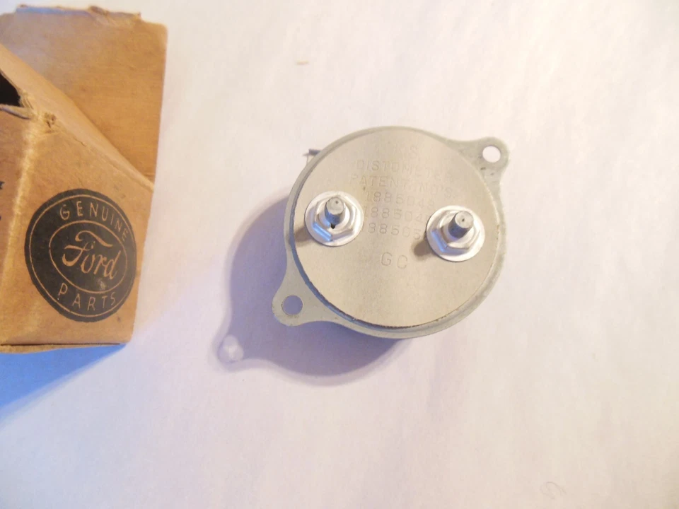 Ford Deluxe 1946-1947 medidor de tablero de combustible NOS #51A-9280A probado bueno Foto 2 de 4