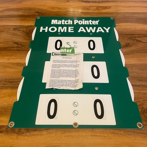 Match Pointer Heim & Auswärts Tennis Anzeigetafel | 46 cm x 65 cm | Heimbesucher MED - Bild 2 von 5