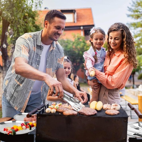 Campingbesteck Set Für 4 Personen, 20tlg Picknick Geschirr Set Edelstahl Outdoor - Bild 7 von 24