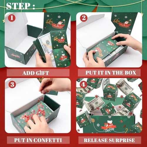 Surprise Gift Box Explosion,Pop Up Money Box,Surprise Gift Box Explosion,Merr... - Picture 5 of 6