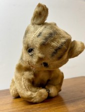 Believed to be Steiff, Baby tiger Plush Toy, circa 1910-1915, Well Loved