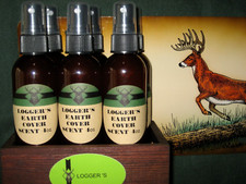 LOGGER'S PREMIUM EARTH COVER SCENT* 0NE 4oz SIZE * USA made +EXTRA'S