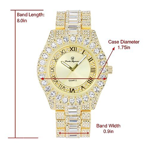 Charles Raymond Mens Watch w/Easy Read Date & Day - ST10535 - Picture 19 of 98