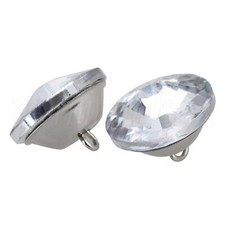 2.5cm Rhinestone Crystal Upholstery Buttons Set of 40