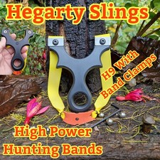 Catapult/Slingshot , H9-OTT , WITH BAND CLAMPS ,HEGARTY SLINGS, HUNTING