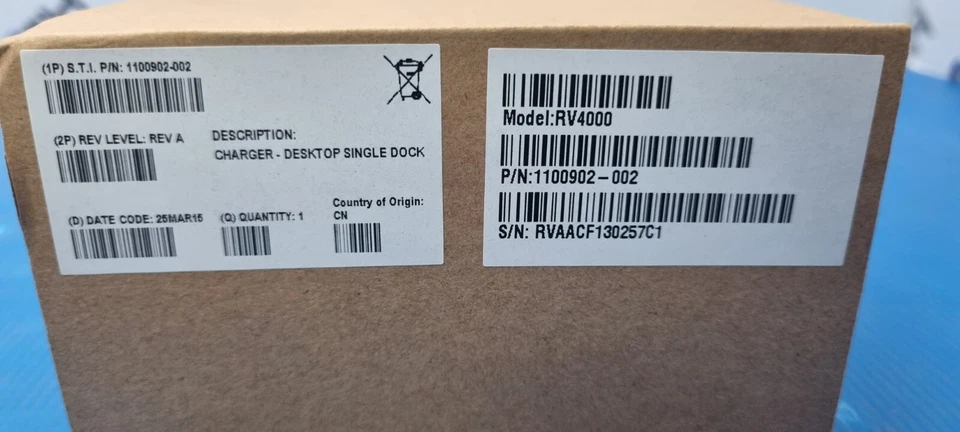 Estación base de carga de ranura única Psion Motorola RV4000 Foto 2 de 4