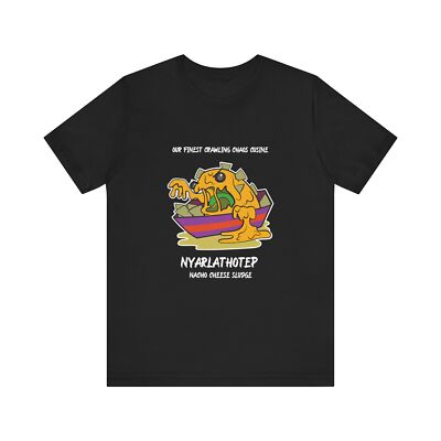 Cthulhu Nacho Cheese Sludge Chaos HP Lovecraft Unisex Jersey Short Sleeve Tee