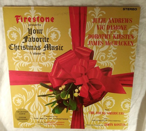 Firestone, Favorite Christmas Music Vol. 4 (VINYL EX) Julie Andrews• Vic Damone - Picture 1 of 5
