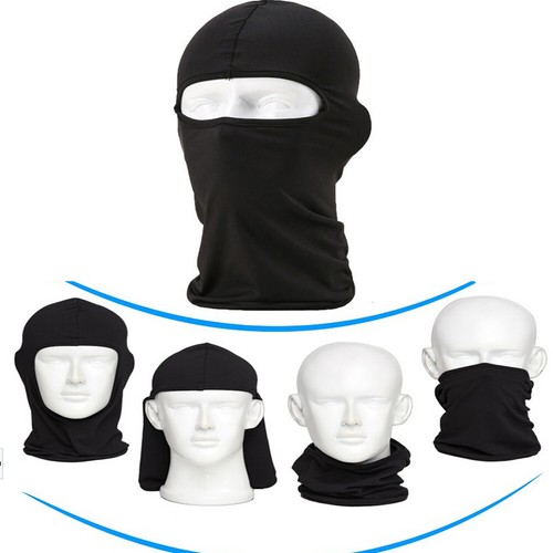 PAQUETES de 3 mascarillas faciales completas de pasamontañas protector solar protección UV forro de casco hombres mujeres - Imagen 12 de 32