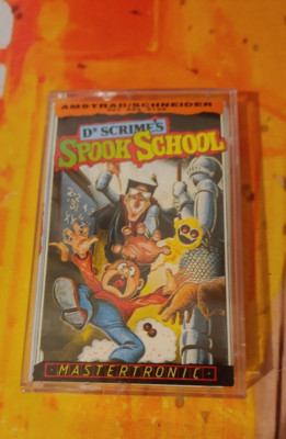 Spook School (Mastertronic 1986) Amstrad CPC (Tape, Box, Manual) working 8-bit