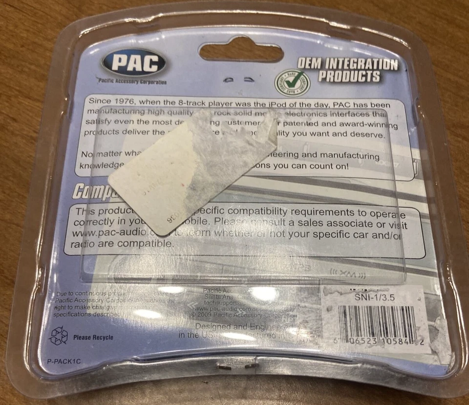 PAC SNI-1/3.5 Ground Loop Isolator & Noise Filter Eliminates Audio Buzzing Noise - Image 3 of 4