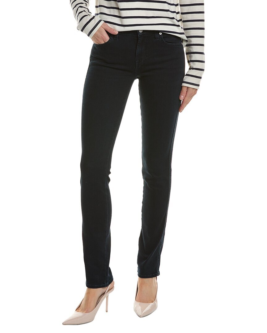7 For All Mankind Кимми Оппсерен Прямые джинсы женские черные 24