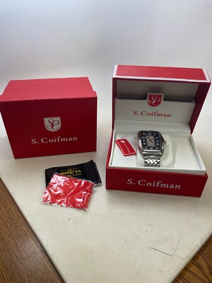 NEW IN BOX S. Coifman SC0449 Mens Watch NEW BATTERY!