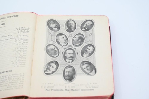 1907 Ship Masters Association of the Great Lakes Directory lists, members, ships - Picture 5 of 7