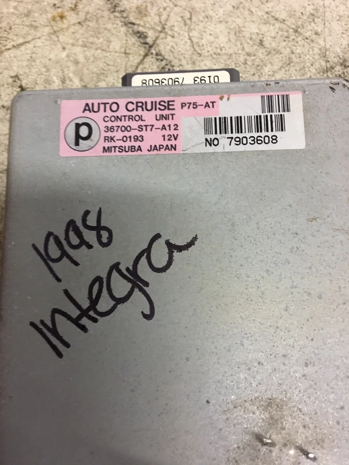Módulo de control de crucero automático Acura Integra 1998 unidad de computadora Mitsuba OEM Foto 2 de 3