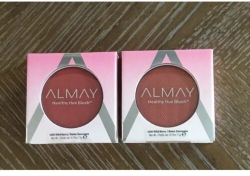 Almay Healthy Hue Blush #400 Wild Berry 0.17 OZ / 5g New Sealed Lot Of 2