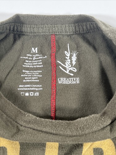 Howe Clothing TRIBE VIBE T-Shirt Mens M GREEN TEE - Picture 3 of 8