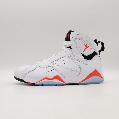 シューズ(男性用) AIR JORDAN 7 RETRO WHITE INFRARED Nike Air Jordan 7 Retro White Infrared Men's Sneakers Shoes