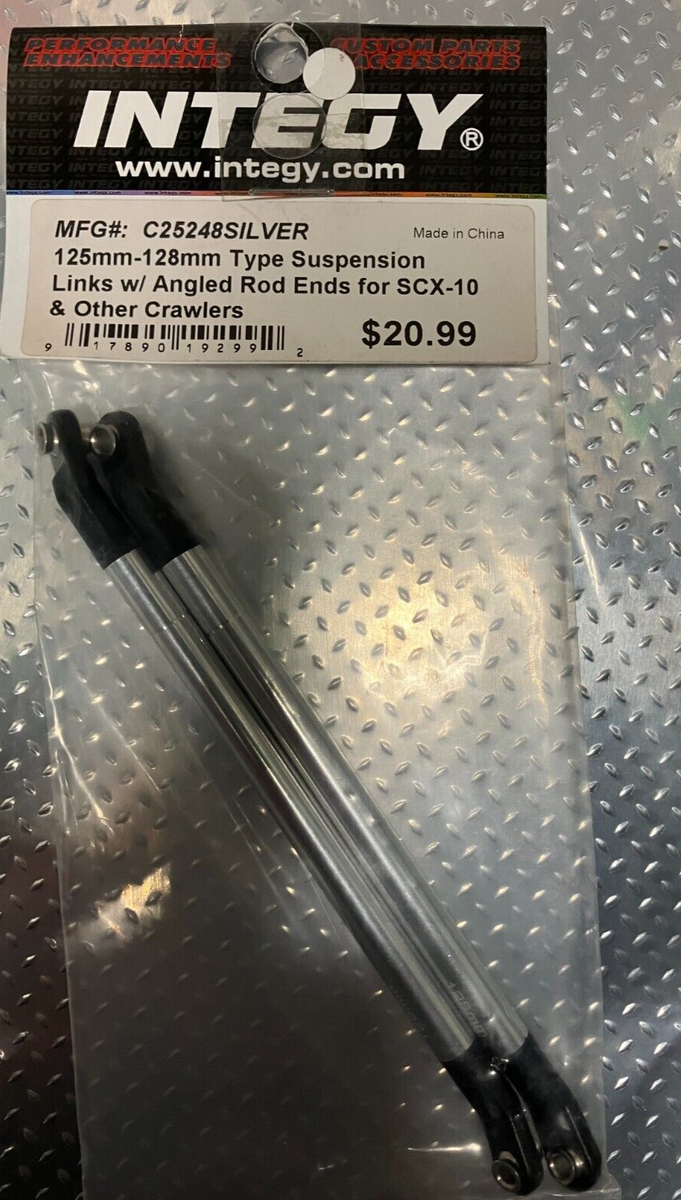Integy RC Model 128mm Type Suspension Links (2) Designed For Axial SCX