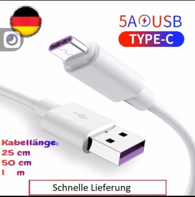 Lade-/Datenkabel USB auf USB-C 5A 100W für Odroid Go Super Powkiddy RGB20S